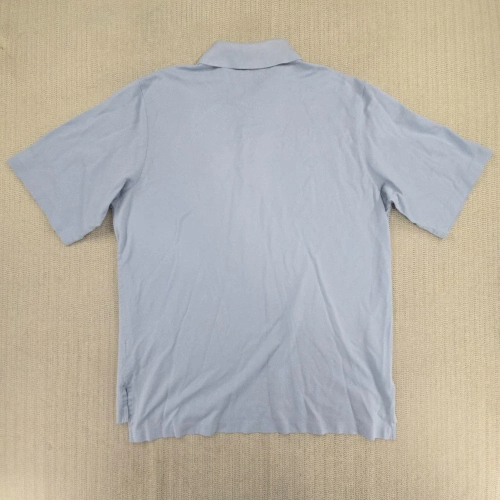 Polo Ralph Lauren Golf Shirt Mens XL Blue Pebble Beach Links Vintage Y2K